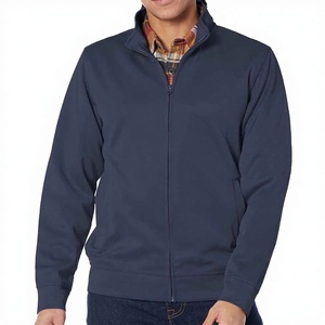 Veste Safari Décontractée Tissée de Haute Qualité pour Homme, Modèle Automne avec Col Montant, Fermeture Éclair et Poches, Manches Conçues, Poids Standard, en Spandex/Polyester - Product Image 3