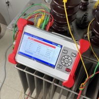 Testeur de rapport de transformateur TTR triphasé et monophasé pour groupes de polarité PT/CT avec 100 enregistrements de données