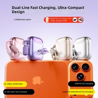 Batterie externe à charge rapide certifiée 3C, matériau ignifuge, sans danger pour les voyages en avion ; chargeur portable haute capacité 10 000 mAh