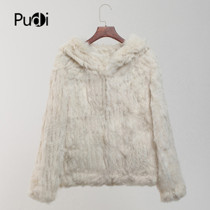 Cappotto in Vera <span class=keywords><strong>Pelliccia</strong></span> di Coniglio per Donna 2020, Nuovissimo Cappotto Invernale Caldo per Ragazze, Giacca Maglione Taglia Grande Nero <span class=keywords><strong>Rosa</strong></span> CT803-3 - Product Image 2