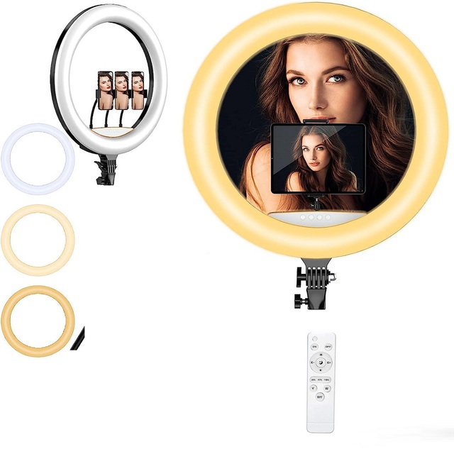 New Trend Ring Light 22 Inch Led Ring Light for Barber Shop Studio Makeup Photography With Tripod Stand Phone Holder Remote
