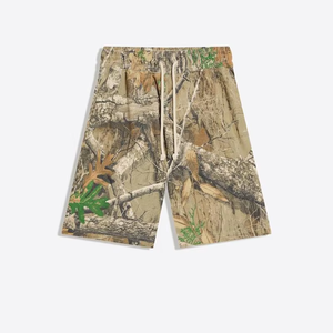 Shorts Bermuda pour Hommes à Imprimé Camouflage, Taille à Cordon, Respirants, Style Décontracté, Shorts de Sport Camouflage - Product Image 2