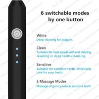 Boîte d'emballage personnalisée Brosse à dents électrique sonique portable à piles rechargeable, indispensable pour les voyages, avec capuchon de protection