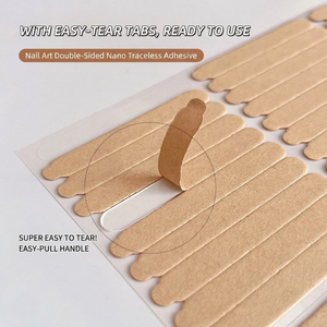 60/66 Piezas de Cinta Adhesiva Transparente de Doble Cara para Uñas Postizas, Soporte de Exhibición, Pegatinas de Pegamento, Barra de Práctica Acrílica, Herramientas para Decoración de Uñas - Product Image 5