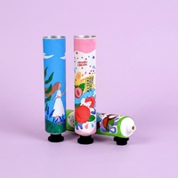 Tubes cosmétiques en aluminium-plastique personnalisés avec impression UV offset, bouchon à vis 12,7-35 mm, 35 ml, type compressible, emballage vide pour crème pour les mains