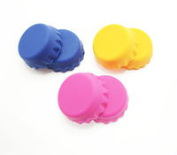 Bouchons de bouteille en silicone personnalisés avec logo, adaptés aux bouteilles de bière, de vin et de boissons en verre, couvre-bouteilles, bouchons de tasses