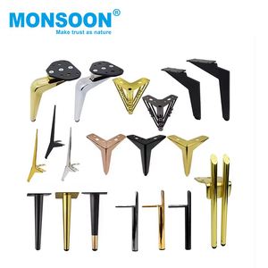 Chân ghế sofa bằng gang đúc mạ crôm, chân bàn tủ đồ nội thất bằng kim loại, chân ghế sofa cho phòng ngủ, nhà nông thôn, ngoài trời - Product Image 3