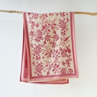 Écharpe d'hiver surdimensionnée pour femme, motif jacquard floral, châle chaud à franges, écharpe longue jacquard floral