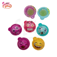 Bonbons amusants à l'expression de visage souriant, bonbons pressés, bonbons émotionnels, bonbons mous, vente chaude