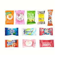 Machine d'emballage rotative de type oreiller pour petits bonbons, sucettes et mini-bonbons au sucre