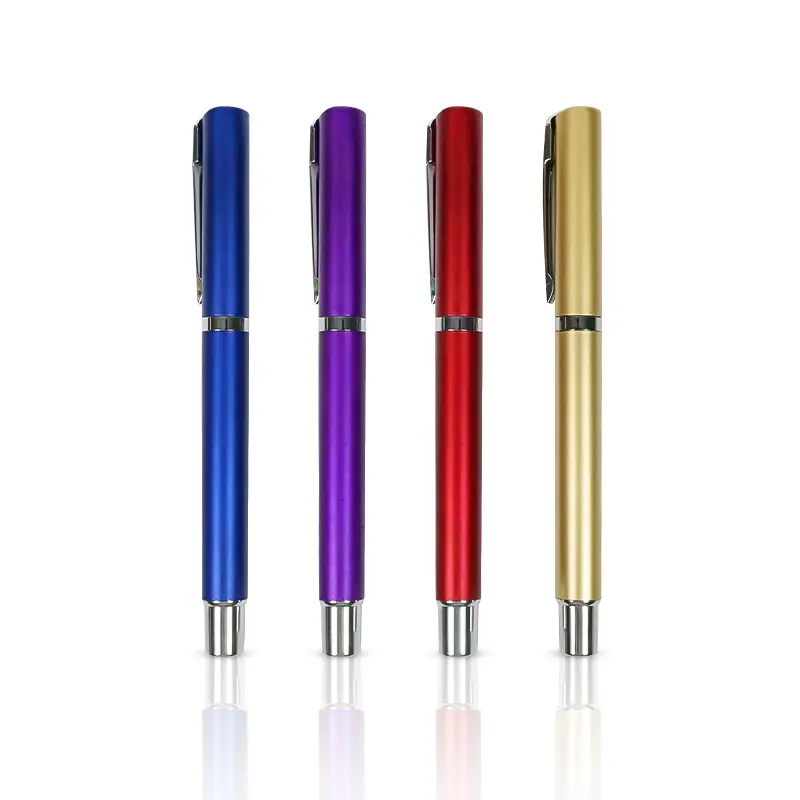 New Style Retro Business Gift Advertising Gel Pen Luxury Wooden Brass Signature Pen With custom Logo