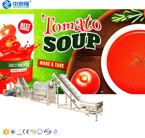 Macchina per la produzione di pasta di pomodoro semiautomatica manuale con capacità di 0.5 tonnellate su piccola scala linea di produzione di salsa di pomodoro - Product Image 1