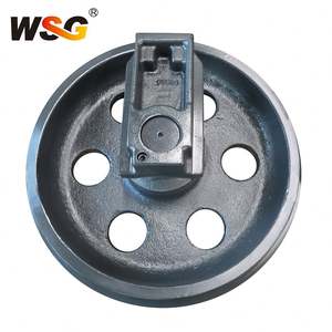 Para Escavadeira Mitsubitsu Ms180 Mm40Cr <span class=keywords><strong>Ms070</strong></span> Ms120 Roda Guia Dianteira 40Mn/45Mn Amarelo/Preto HRC50-56 - Product Image 6