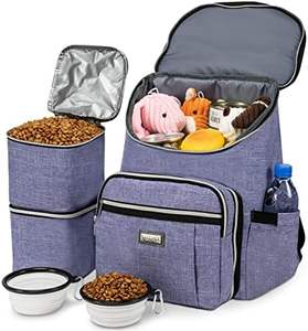 Free sample Dog Travel <b>Bag</b>, Airline Approved Organizer Backpack with Multi-Function Pockets, 25L Accessories Set - Product Image 1