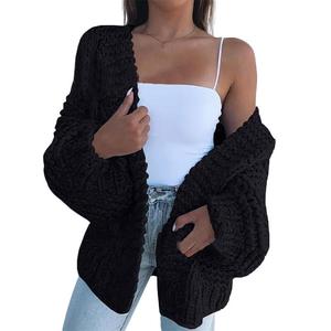 Cardigan en mohair épais de qualité supérieure pour femmes européennes et américaines 2026 – Veste décontractée et chaude - Product Image 2
