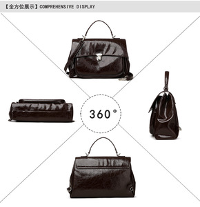 Nuevas Bolsas de Mensajero de Alta Calidad para Mujer, Bolsos de Mano de Cuero Genuino, Bolsos Cruzados, Bolsos de Hombro para Mujer, Bolsos Tote con Asa Superior - Product Image 4