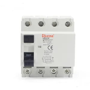 4Pole ID 63A 30mA 100mA RCD 4P 40A 30mA ELCB RCCB Residual Current circuit breaker