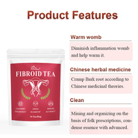 Thé aux herbes naturelles Source Factory pour les fibromes, efficace pour éliminer les toxines et les déchets utérins, et réduire l'inflammation.
