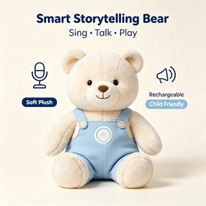 Juguete de Peluche Suave Bordado con Función de Canto y Voz, Regalo Educativo <span class=keywords><strong>para</strong></span> Niños Pequeños - Product Image 1