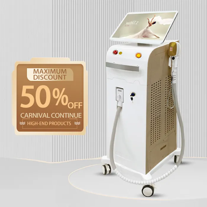 2022 Laser Best professional diode laser hair removal 755nm 808nm 1064nm diode laser hair removal machine price