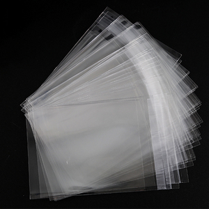 Sacchetti LDPE Poly richiudibili sacchetto di plastica trasparente personalizzato trasparente OPP sacchetto per regali confezione di vestiti - Product Image 1