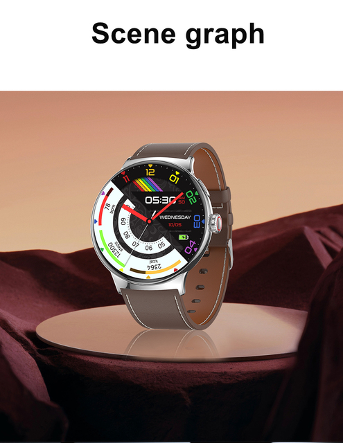 LA99 Smart Watch 1.43" AMOLED 480x320 Resolution Call IP68 Waterproof 24h HR/SpO2/Sleep 100+ Sports 7 Days Alarm Clock Calendar