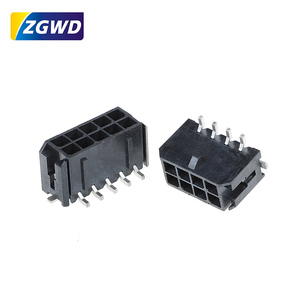 Small 5557 Vertical MX 3.0mm Pitch Connector Double Row 4P-24P Connector Replaces <strong>Molex</strong> 43045 Wire to Board Connector - Product Image 4
