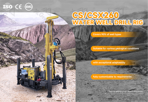CS260 Brunnenbohrgerät 260m Dieselbetriebenes Wasserbrunnenbohrsystem mit Pumpenmobilität - Product Image 4