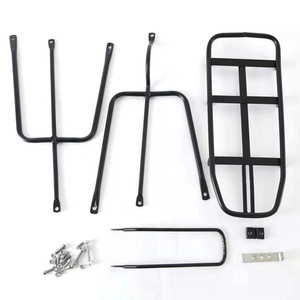 Porte-bagages arrière pour vélo de montagne modèle 26, en acier et aluminium, durable, noir, montage en surface, QT-965874147 - Product Image 4