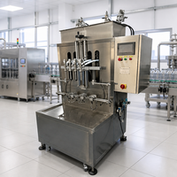 Machine de remplissage automatique de bouteilles de liquide à pompe magnétique HuiMing BGZ-4A 10-25000ML, entraînée par moteur, convient aux boissons et eaux en plastique