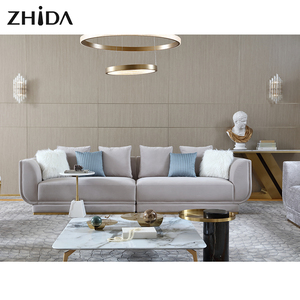 Muebles de Tela de Alta Gama para Decoración de Toda la Casa, Sofá de Sala de Estar, Juego de Sofás de Lujo, Muebles Completos para Toda la Casa - Product Image 2