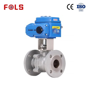Válvula de Bola con Brida Tipo On/Off DN50 AC220V/DC24V para Agua, Personalizable OEM, Acero Inoxidable 304 - Product Image 3