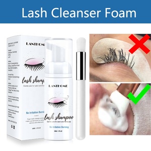 Etiqueta privada Tipo de espuma Extensión de pestañas Limpiador de maquillaje Espuma de champú para pestañas - Product Image 2