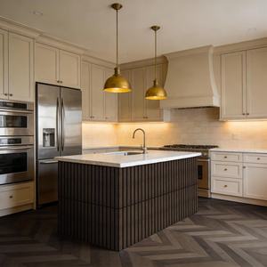 Panel Acústico de Madera de Nogal Oscuro con Revestimiento PET, Panel Acústico de Fibra de Poliéster para Decoración de Interiores - Product Image 6