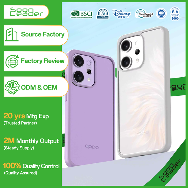 2025 Soonleader Sport Crystal Highly Anti-yellow Strong Magnetic Wireless Charging TPU+PC Shockproof Mobile Phone Case for OPPO