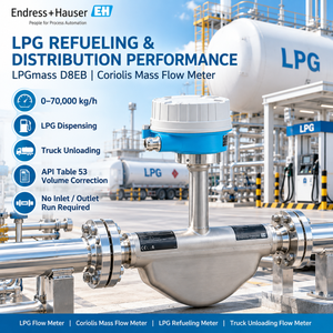 เครื่องวัดอัตราการไหลแบบ Coriolis รุ่น LPGmass D8EB ของ Endress+Hauser สำหรับการเติมก๊าซเหลวและการขนถ่ายสินค้าออกจากรถบรรทุก - Product Image 2