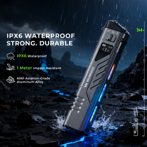 Lampe torche tactique <span class=keywords><strong>WURKKOS</strong></span> TD11 3000LM Lampe torche LED portable multifonctionnelle innovante avec batterie intégrée Lumière portable - Product Image 5
