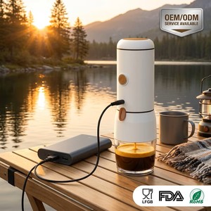 Machine à expresso électrique rechargeable 12V USB pour voiture, brassage <span class=keywords><strong>automatique</strong></span>, pression de 15 bars, compatible avec les capsules NS/DG, café moulu - Product Image 4