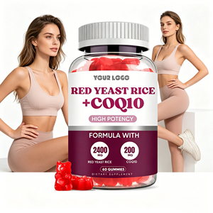 Gomitas para la Salud del Corazón <span class=keywords><strong>de</strong></span> Marca Privada OEM <span class=keywords><strong>con</strong></span> Bajo MOQ, <span class=keywords><strong>con</strong></span> <span class=keywords><strong>Arroz</strong></span> <span class=keywords><strong>de</strong></span> <span class=keywords><strong>Levadura</strong></span> Roja y Coenzima <span class=keywords><strong>Q10</strong></span>, Suplemento Dietético - Product Image 1