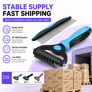 Peine Desenredante Portátil de Doble Cara de Acero Inoxidable para Perros, Gatos y Animales Pequeños - ¡Venta Caliente! - Product Image 6