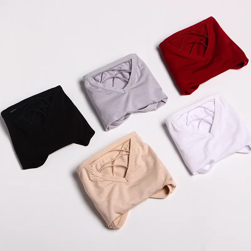Großhandel Frauen sexy Dreieck Unterwäsche einfarbig bequeme atmungsaktive Unterwäsche