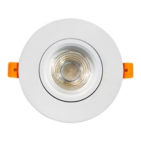 ETL CE projecteur en aluminium 4 pouces 9W changement de couleur via un interrupteur mural facile à utiliser 3000-4000-5000K plafonnier encastré