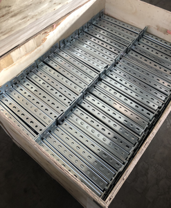 300mm Length Zinc Plated Unbraced Solar Mounting <b>Brackets</b> Wall Plate Welded on 38x40x2.0mm C Shape Profile for Simply Fixing - Product Image 5