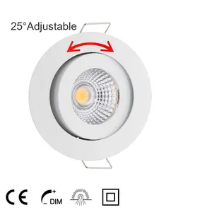 SAA IP44 Reflector And Lens Combination Recessed LED Ceiling Spot Lights 5W 240V Ultra Slim Mini Downlight