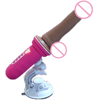 Máquina sexual de mano para Uso en adultos con accesorio de ventosa, consolador Universal de PVC y TPE, soporte para masturbador, producto de consoladores realistas