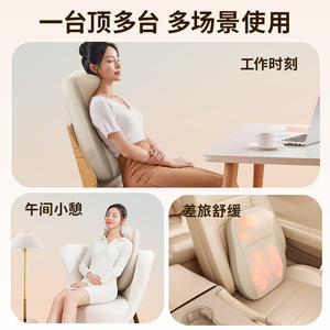 Cojín de Masaje 424 Recargable por USB, Soporte Lumbar, Masajeador de Espalda, Cuello y Cintura, Compresa Caliente, Masajeador Mecánico - Product Image 2