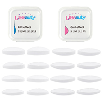 Alat Lifting Bulu Mata Private Label L/C Curl Lash Lift Shields, Bantalan Silikon untuk Perm Bulu Mata, Bantalan Silikon Lash Lifting, Batang Lifting Bulu Mata Berkilau yang Dapat Digunakan Kembali