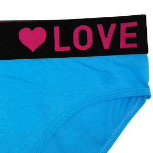 Yun Meng Ni-ropa interior de mujer, bragas sexys de algodón sólidas con banda de corazón de amor - Product Image 4