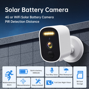 Cámara WiFi Solar Inteligente Tuya de 4MP para Exteriores, Bajo Consumo, con Giro e Inclinación, Audio Bidireccional, Sensor CMOS Gran Angular, Visión Nocturna, IP65, <span class=keywords><strong>Tarjeta</strong></span> <span class=keywords><strong>SD</strong></span> - Product Image 2