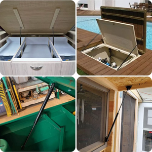 Vérin à gaz <span class=keywords><strong>de</strong></span> 22 mm <span class=keywords><strong>de</strong></span> diamètre avec joint en plastique, ressort à gaz en acier, capacité <span class=keywords><strong>de</strong></span> charge <span class=keywords><strong>de</strong></span> 44 lb, pièces détachées automobiles directement du fournisseur chinois - Product Image 6